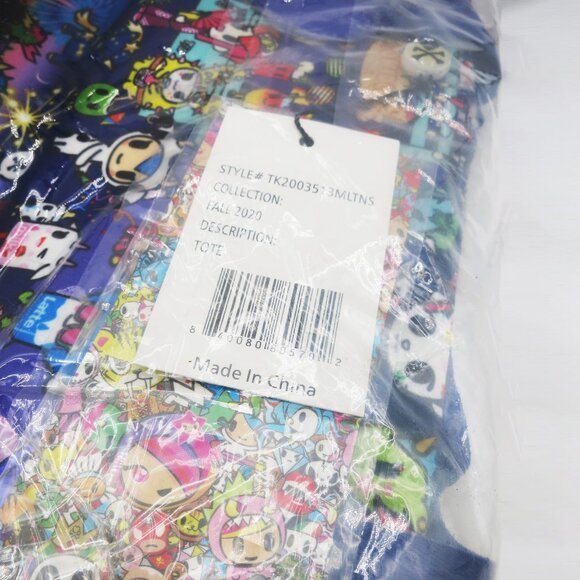 RARE NWT Official Tokidoki Fall 2020 Tokichella Tote Bag Brand New Purple - Picture 3 of 7